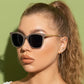 Classic Square Sunglasses for Women & Men – Vintage Retro Brand Sun Glasses, Fashion Trend Shades