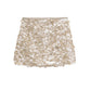 2025 Summer Thin Women Sequins Skirt Zipper High Waisted Skirts Package Hip Extreme Short Mini Skirt Jupe Club