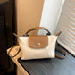 Minimalist Flap Crossbody Bag for Women – Magnetic Snap, Zipper, Lightweight, Adjustable Strap