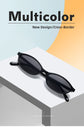 Retro Oval Frame Sunglasses – Fashion Personalized Trendy Small Frame, Punk Cat Eye Sunshade