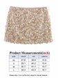 2025 Summer Thin Women Sequins Skirt Zipper High Waisted Skirts Package Hip Extreme Short Mini Skirt Jupe Club