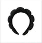 2024 Fashion Sponge Headband for Women Girls Puffy Hair Band Makeup Bubble Retro Terry Cloth Headbands Hair Accessories Headwear