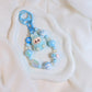 Exquisite Cartoon Labubu Keychain – Beaded Plush Bag Charm & Cute Gift