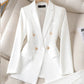 Two Piece Sets Women 2025 Blazer Jacket Long Pants Elegant Work Matching Sets Single Breasted Tops Normal Y2k Blazers Outfits