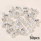 50pcs Metal Hollow Out Hair Rings – Beads for Braids, Dreadlocks, Hair Braid Clips & Metal Cuffs Decoration