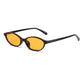 Retro Oval Frame Sunglasses – Fashion Personalized Trendy Small Frame, Punk Cat Eye Sunshade