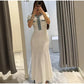 Elegant Contrasting Women Knit Maxi Dress Chic O-neck Short Sleeve Metal Buttons Bodycon Dresses 2025 Office Lady Commuting Robe