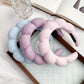 2024 Fashion Sponge Headband for Women Girls Puffy Hair Band Makeup Bubble Retro Terry Cloth Headbands Hair Accessories Headwear