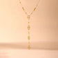 Fashion Long Chain Stainless Steel Necklaces For Women PVD Real Gold Plated Metal Female Collar Party Banquet Jewelry