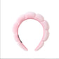 2024 Fashion Sponge Headband for Women Girls Puffy Hair Band Makeup Bubble Retro Terry Cloth Headbands Hair Accessories Headwear
