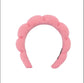2024 Fashion Sponge Headband for Women Girls Puffy Hair Band Makeup Bubble Retro Terry Cloth Headbands Hair Accessories Headwear