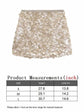 2025 Summer Thin Women Sequins Skirt Zipper High Waisted Skirts Package Hip Extreme Short Mini Skirt Jupe Club
