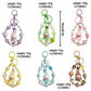 Exquisite Cartoon Labubu Keychain – Beaded Plush Bag Charm & Cute Gift