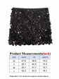 2025 Summer Thin Women Sequins Skirt Zipper High Waisted Skirts Package Hip Extreme Short Mini Skirt Jupe Club