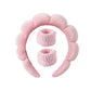 2024 Fashion Sponge Headband for Women Girls Puffy Hair Band Makeup Bubble Retro Terry Cloth Headbands Hair Accessories Headwear