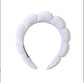 2024 Fashion Sponge Headband for Women Girls Puffy Hair Band Makeup Bubble Retro Terry Cloth Headbands Hair Accessories Headwear