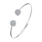 Luxury Geometry Gold Color Cuff Bangles for Women – Fashion Cubic Zirconia Bracelets, INS Party & Everyday Jewelry